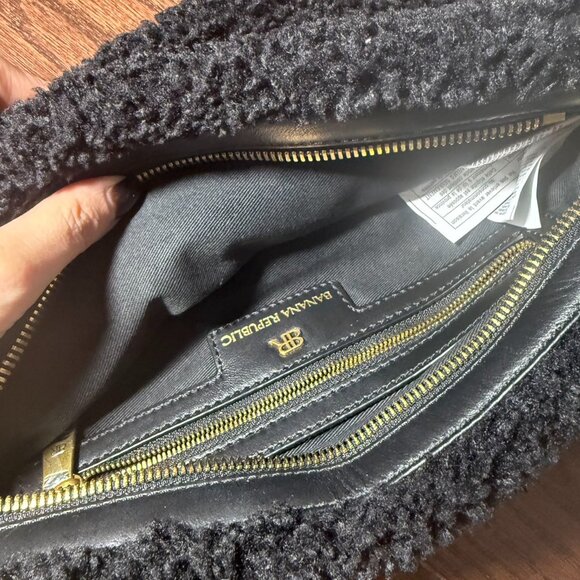 Banana Republic Vintage Black Persian Lamb Muff - Picture 5 of 5